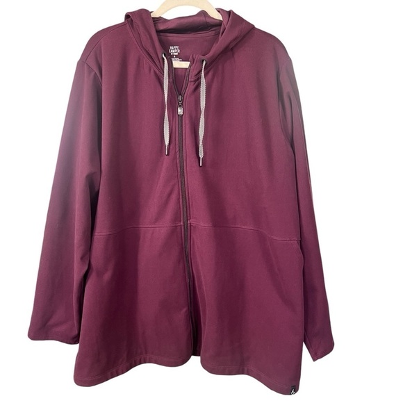 Torrid Happy Camper Micro Fleece Full Zip Active Hoodie 4X - Picture 4 of 7